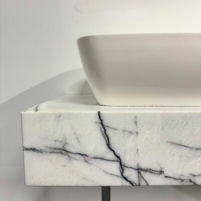 Twin Sink Unit with Marble Base