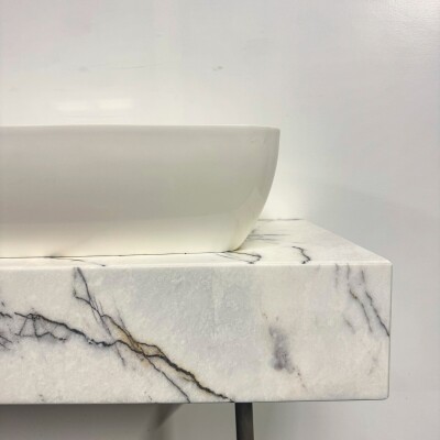 Twin Sink Unit with Marble Base