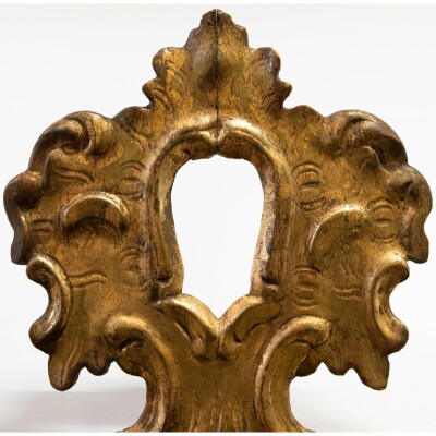 Pair of Antique Italian Giltwood Ornate Mirrors