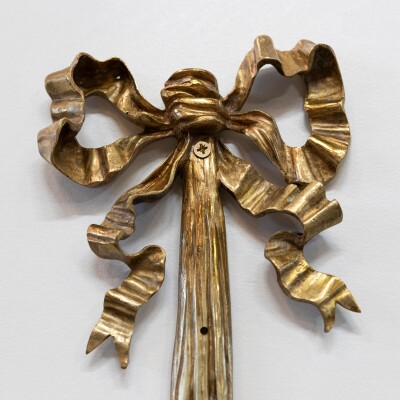 Pair of Antique Gilt Ormolu Wall Sconces | 19th Century Wall Lights