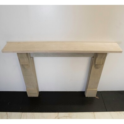 Antique Victorian Yorkstone Fireplace Surround with Corbels