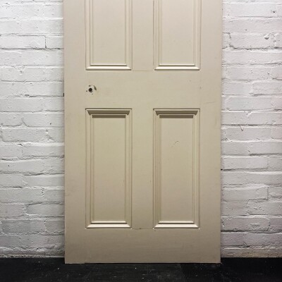 Victorian 4 Panel Antique Door - 201cm x 74.5cm
