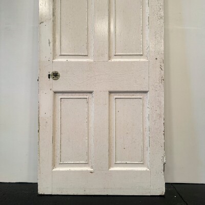 Georgian Solid Pine Panelled Door - 193.5cm x 89cm