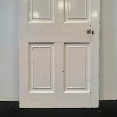 Georgian Solid Pine Panelled Door - 193.5cm x 89cm