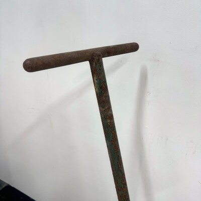 Antique Wooden Tuglift Trolley