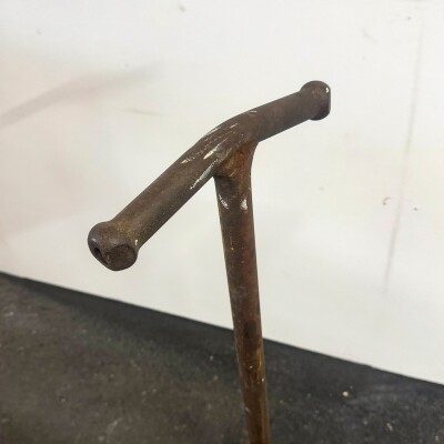 Antique Wooden Tuglift Trolley