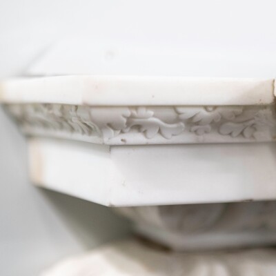 18th Century English Baroque Marble Fireplace | Appuldurcombe House POA