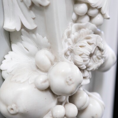 18th Century English Baroque Marble Fireplace | Appuldurcombe House POA