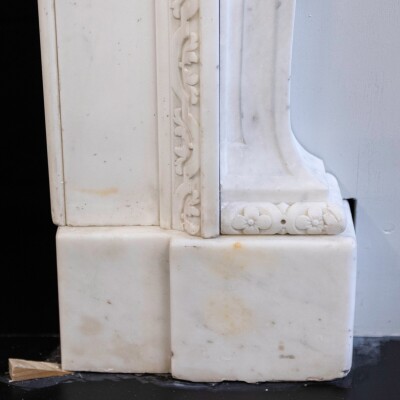18th Century English Baroque Marble Fireplace | Appuldurcombe House POA