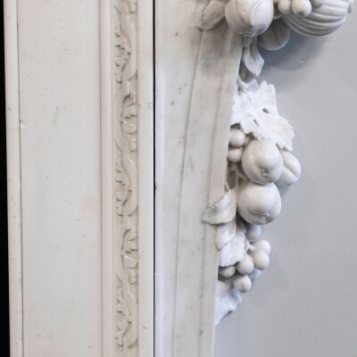 18th Century English Baroque Marble Fireplace | Appuldurcombe House POA