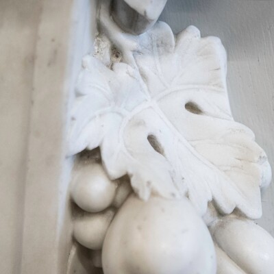 18th Century English Baroque Marble Fireplace | Appuldurcombe House POA