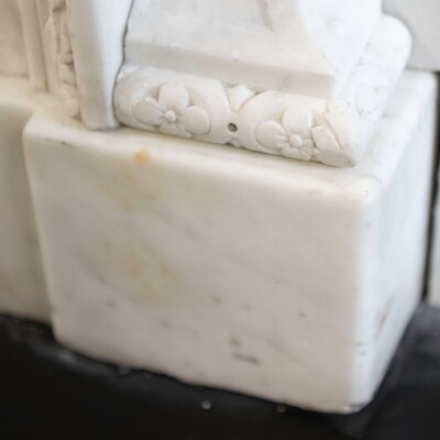 18th Century English Baroque Marble Fireplace | Appuldurcombe House POA