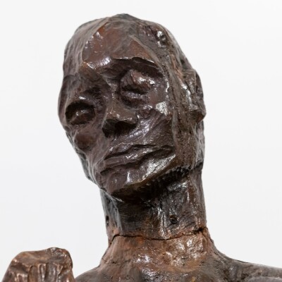 Life-Size Wooden Sculpture | Michael Gagashe Zondi
