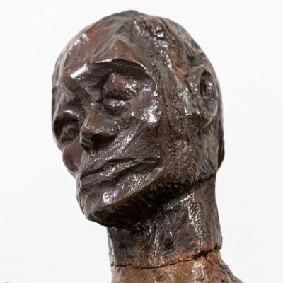 Life-Size Wooden Sculpture | Michael Gagashe Zondi
