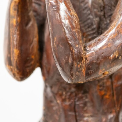 Life-Size Wooden Sculpture | Michael Gagashe Zondi