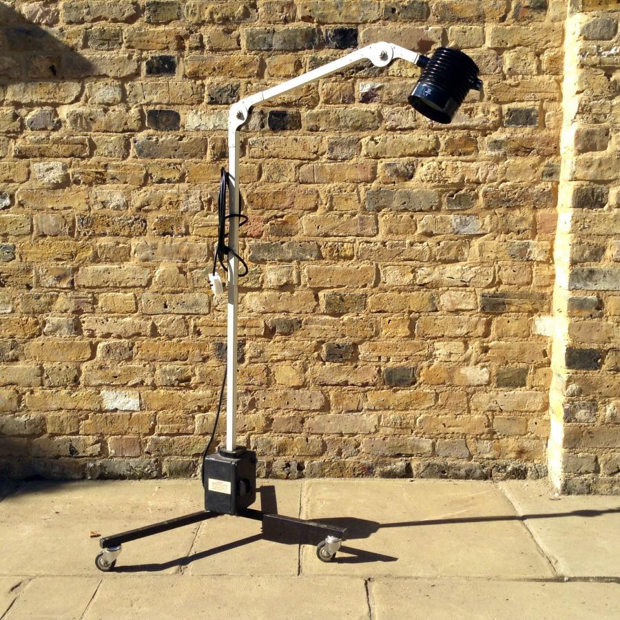 Reclaimed Retro Medical Lamp V&V Reclamation