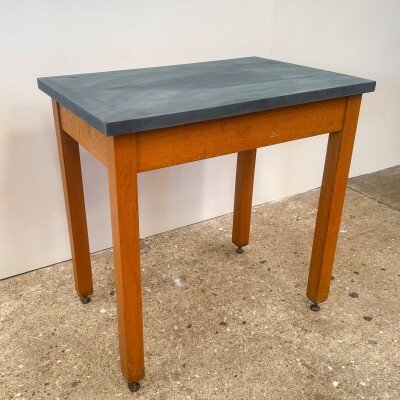 Oak Prep Table with Slate Top | 5 Available