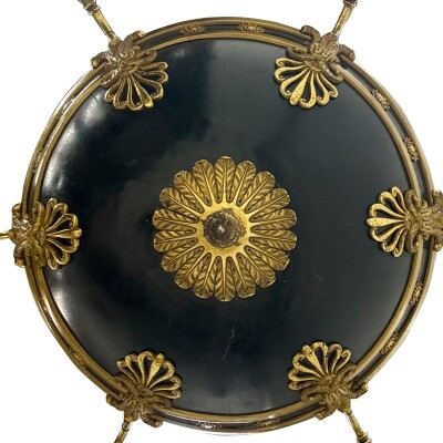 Antique French Empire Chandelier with Brass Accents | 6 Arms