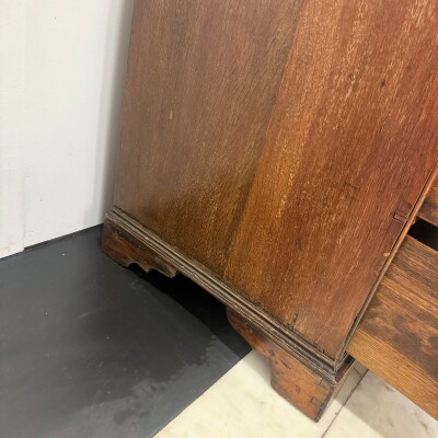 Antique 18th Century Oak and Walnut Chest of Drawers