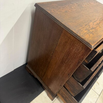 Antique 18th Century Oak and Walnut Chest of Drawers