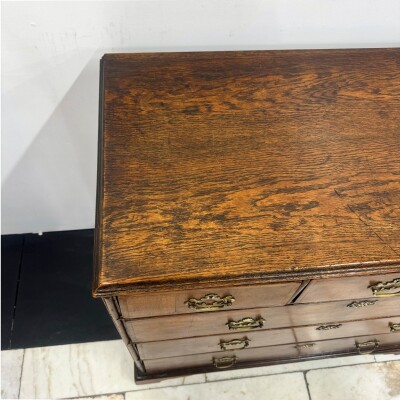 Antique 18th Century Oak and Walnut Chest of Drawers