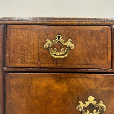 Antique 18th Century Oak and Walnut Chest of Drawers