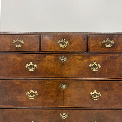Antique 18th Century Oak and Walnut Chest of Drawers