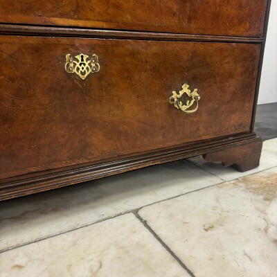 Antique 18th Century Oak and Walnut Chest of Drawers