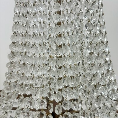 Reclaimed Antique Bronze Effect Crystal Chandelier | 8 Arm