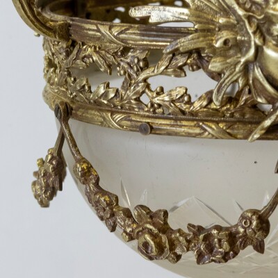 Antique French Gilt Bronze Suspended Light