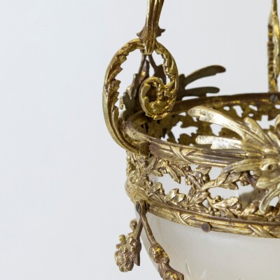Antique French Gilt Bronze Suspended Light