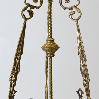 Antique French Gilt Bronze Suspended Light
