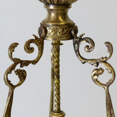 Antique French Gilt Bronze Suspended Light
