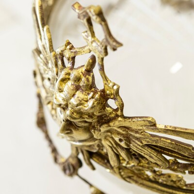 Antique French Gilt Bronze Suspended Light