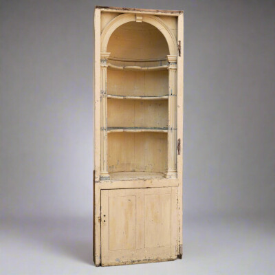 Antique 18th Century Niche Corner Cupboard