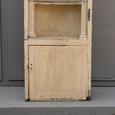 Antique 18th Century Niche Corner Cupboard