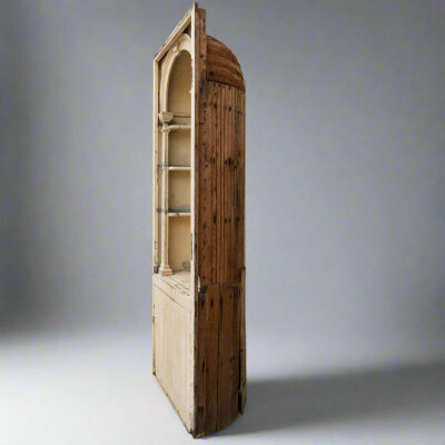 Antique 18th Century Niche Corner Cupboard