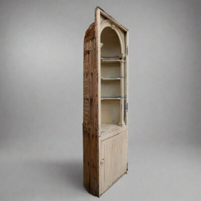 Antique 18th Century Niche Corner Cupboard