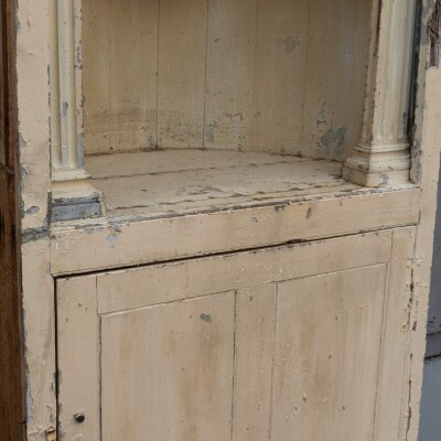 Antique 18th Century Niche Corner Cupboard