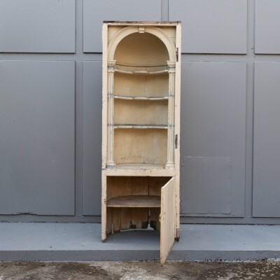 Antique 18th Century Niche Corner Cupboard