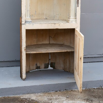 Antique 18th Century Niche Corner Cupboard