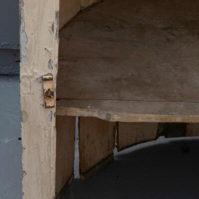 Antique 18th Century Niche Corner Cupboard