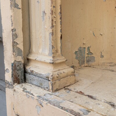 Antique 18th Century Niche Corner Cupboard