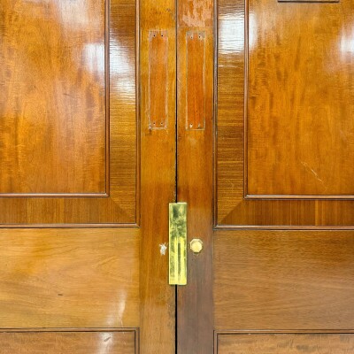 Clothworkers' Pair of Doors with Georgian Wire Viewing Windows - 214.5cm x 157.5