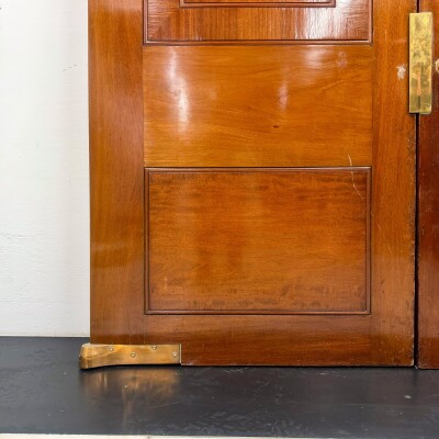 Clothworkers' Pair of Doors with Georgian Wire Viewing Windows - 214.5cm x 157.5