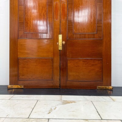 Clothworkers' Pair of Doors with Georgian Wire Viewing Windows - 214.5cm x 157.5