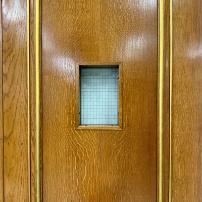 Clothworkers' Pair of Doors with Georgian Wire Viewing Windows - 214.5cm x 157.5