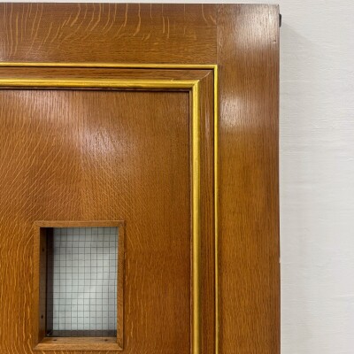 Clothworkers' Pair of Doors with Georgian Wire Viewing Windows - 214.5cm x 157.5