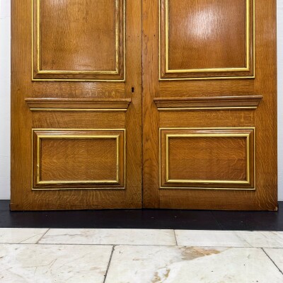 Clothworkers' Pair of Doors with Georgian Wire Viewing Windows - 214.5cm x 157.5