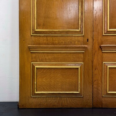Clothworkers' Pair of Doors with Georgian Wire Viewing Windows - 214.5cm x 157.5
